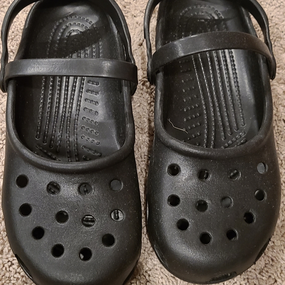 Mary Jane Style Black Crocs Women's 7